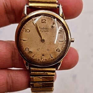 Vintage 1950s Zodiac autographic automatic watch